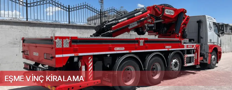 Eşme İlçemi Vinç Kiralama